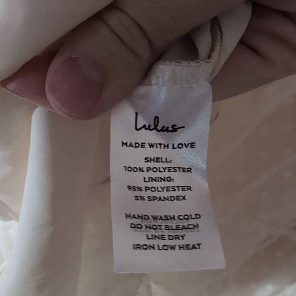 Lulu's Polka Dot Sheer Teired Maxi Dress - Picture 9 of 9